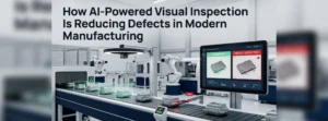 Six-stage AI-powered visual inspection workflow in manufacturing